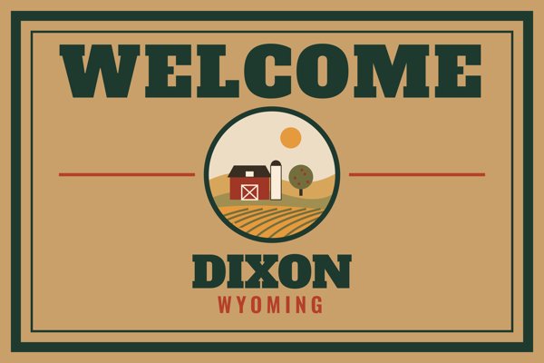 Dixon Welcome Doormat artwork detail