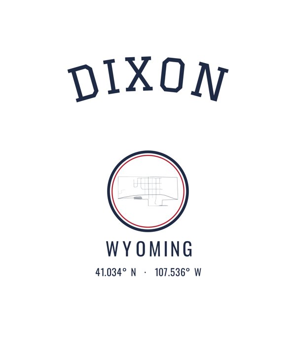 Dixon Est. Tumbler artwork detail