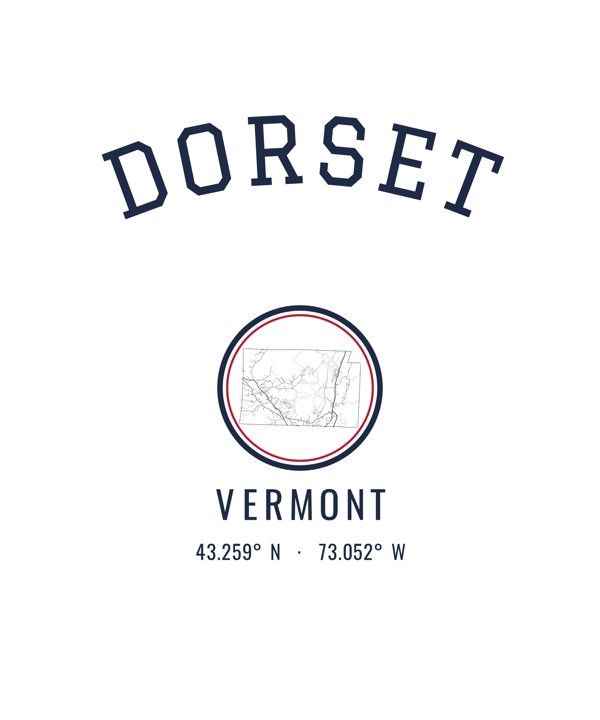 Dorset Est. Tumbler artwork detail