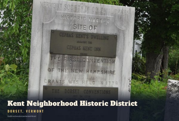 Dorset Kent Neighborhood Historic District Postcard artwork detail