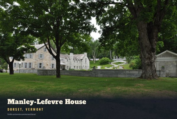 Dorset Manley-Lefevre House Postcard artwork detail