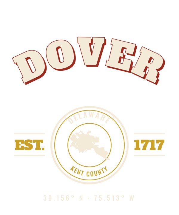 Dover Varsity Crewneck artwork detail