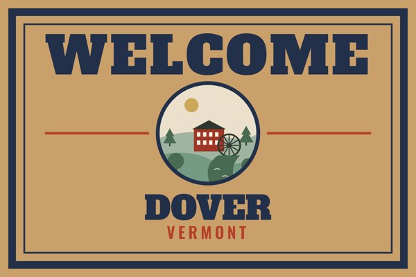 Dover Welcome Doormat artwork detail