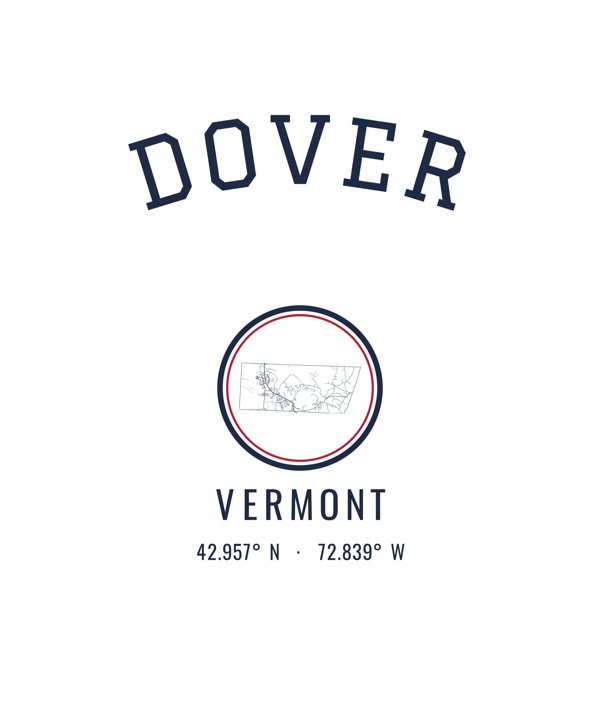 Dover Hometown Ornament artwork detail
