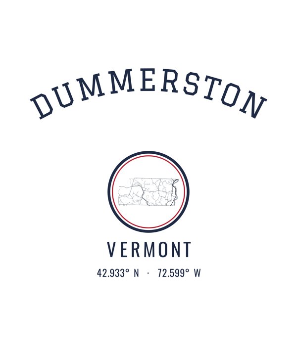 Dummerston Hometown Ornament artwork detail