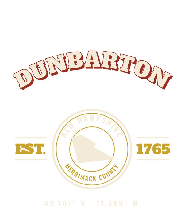 Dunbarton Est. Tee artwork detail
