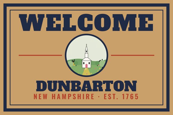 Dunbarton Welcome Doormat artwork detail