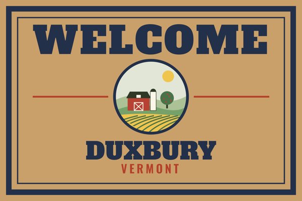Duxbury Welcome Doormat artwork detail