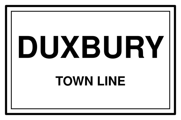 Duxbury Town Line Mug artwork detail
