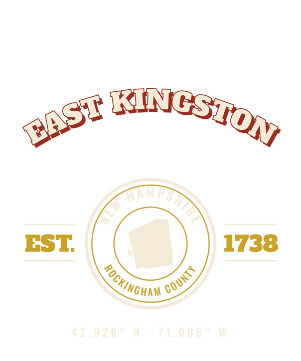 East Kingston Varsity Crewneck artwork detail