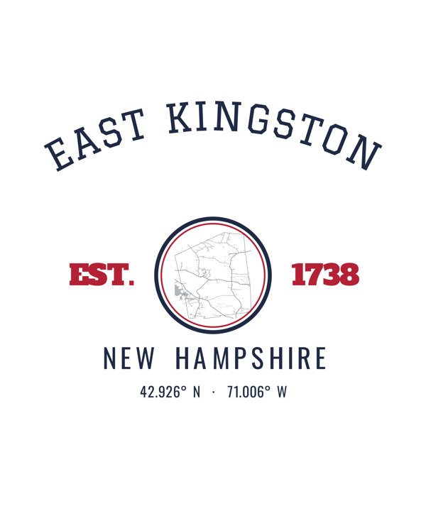 East Kingston Est. Tumbler artwork detail