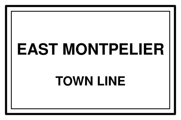 East Montpelier Town Line Mug artwork detail
