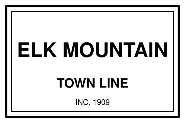 Elk Mountain Cork Coaster artwork detail