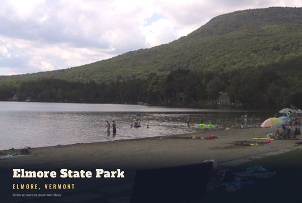 Elmore Elmore State Park Postcard artwork detail