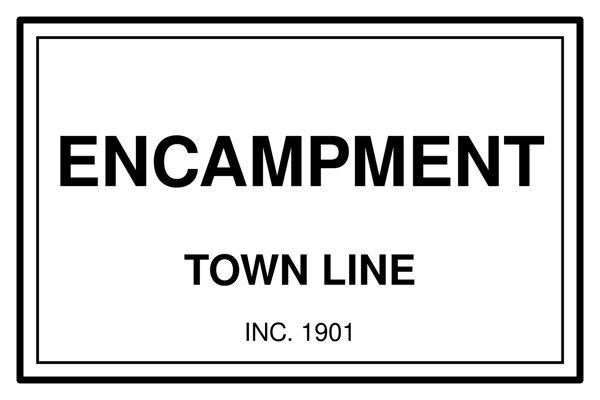 Encampment Town Line Mug artwork detail