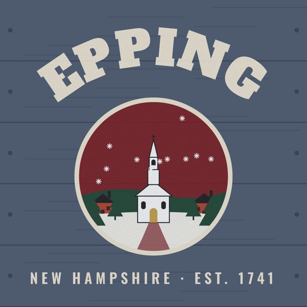 Epping Hometown Wood Sign artwork detail