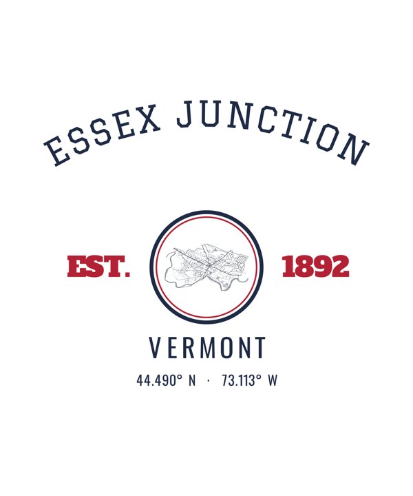 Essex Junction Est. Tumbler artwork detail