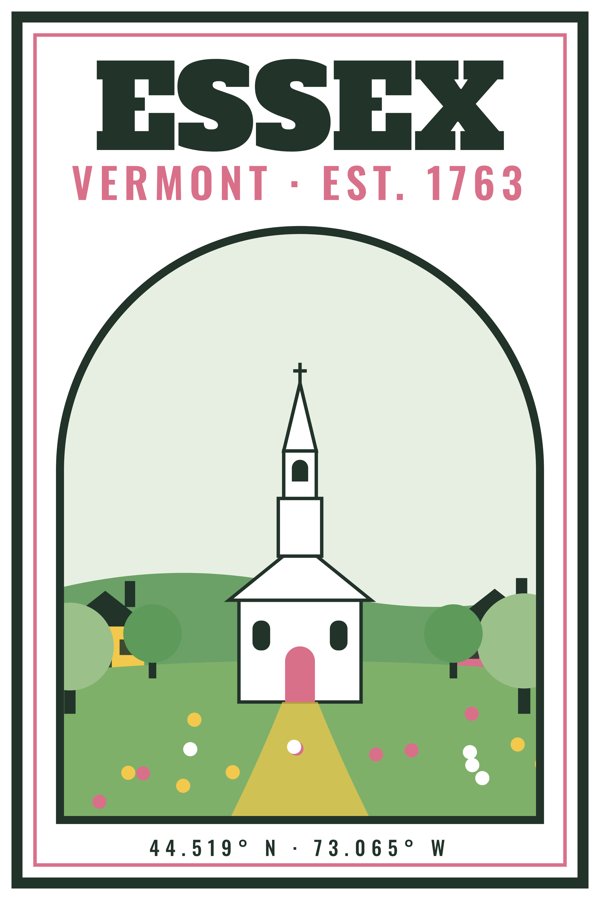 Essex Garden Flag artwork detail
