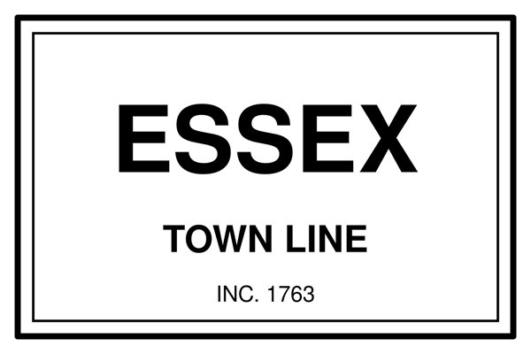 Essex Town Line Mug artwork detail