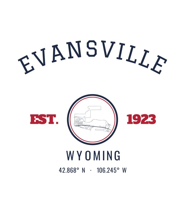 Evansville Hometown Ornament artwork detail