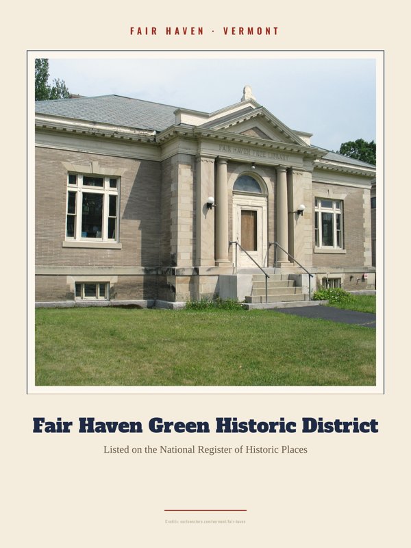 Fair Haven Fair Haven Green Historic District Landmark Print artwork detail