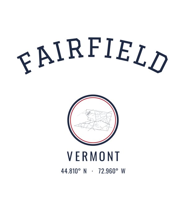 Fairfield Est. Tumbler artwork detail