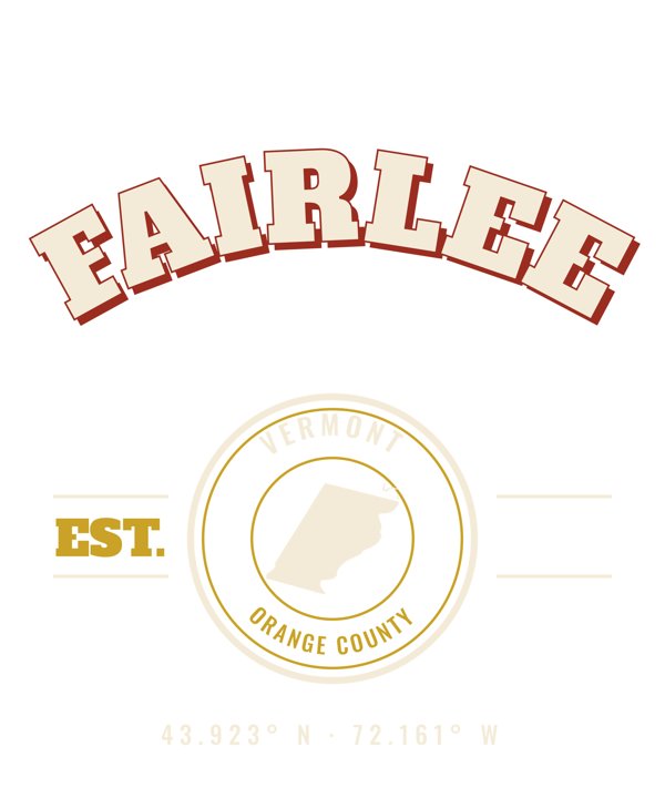Fairlee Est. Tee artwork detail