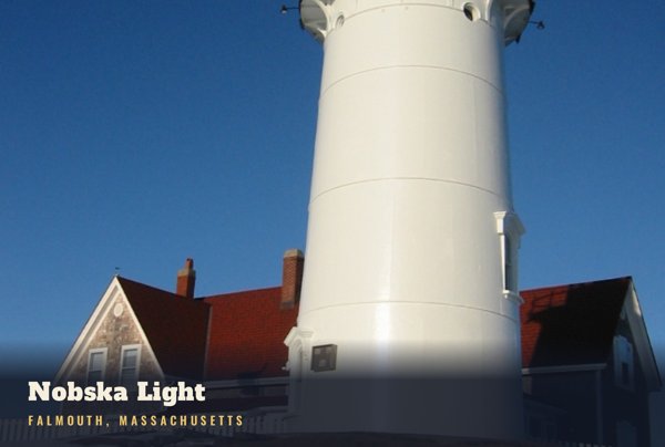 Falmouth Nobska Light Postcard artwork detail