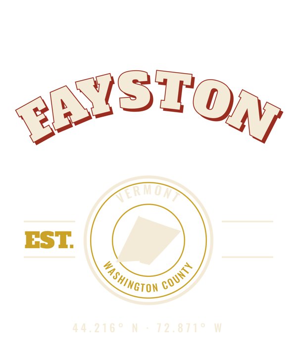 Fayston Est. Tee artwork detail