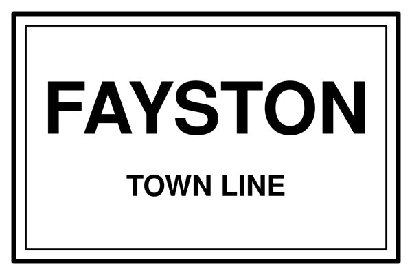 Fayston Cork Coaster artwork detail