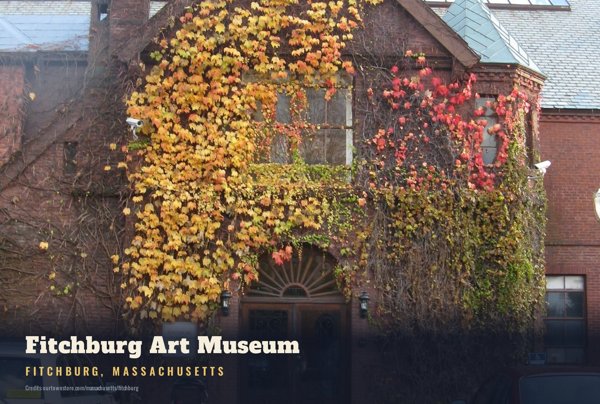 Fitchburg Fitchburg Art Museum Postcard artwork detail