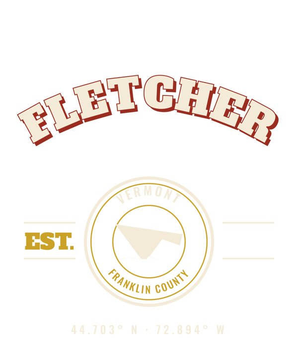 Fletcher Est. Tee artwork detail