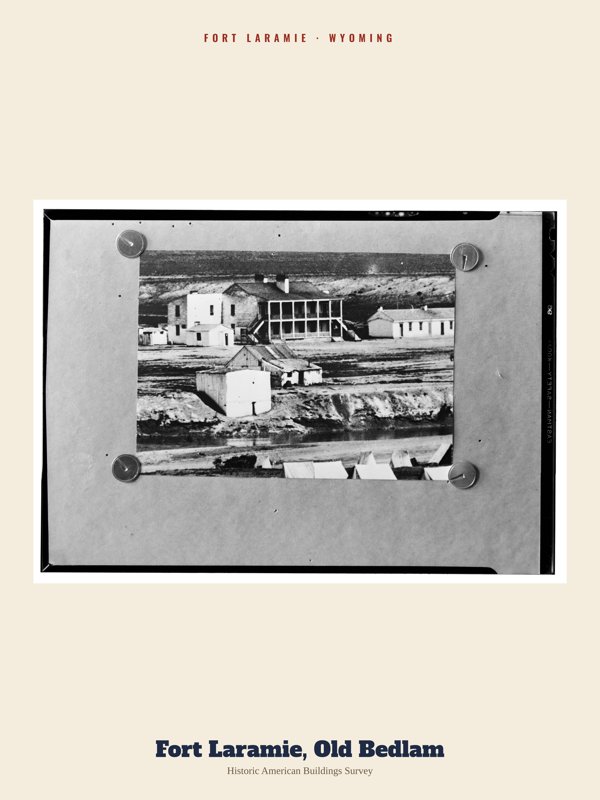 Fort Laramie Fort Laramie, Old Bedlam Archive Print artwork detail