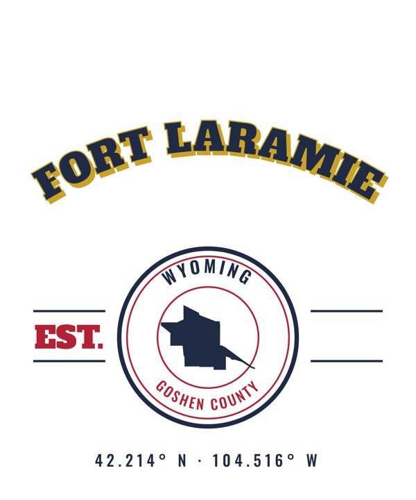Fort Laramie Market Tote artwork detail