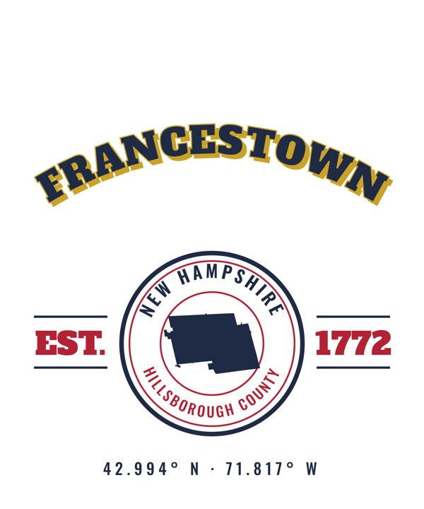 Francestown Market Tote artwork detail