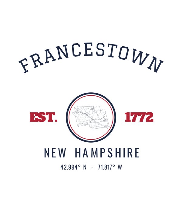 Francestown Hometown Ornament artwork detail