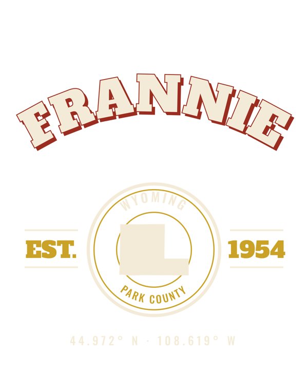 Frannie Est. Tee artwork detail