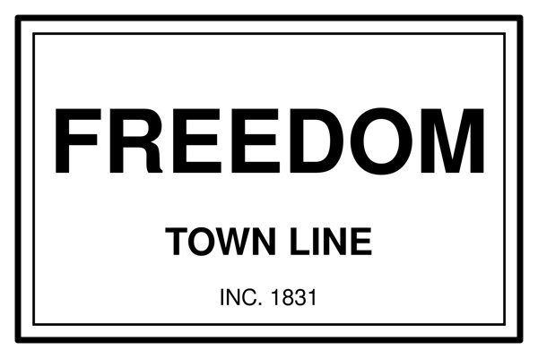 Freedom Town Line Mug artwork detail