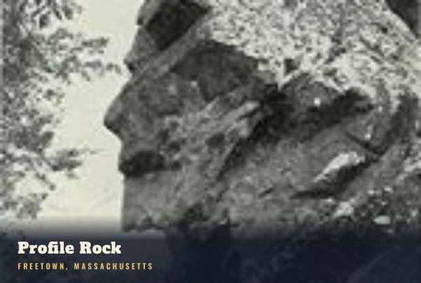 Freetown Profile Rock Postcard artwork detail