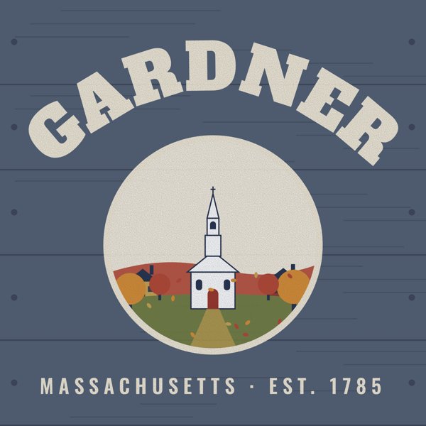 Gardner Hometown Wood Sign artwork detail