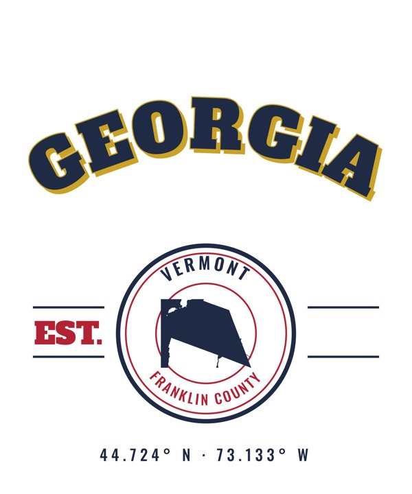 Georgia Market Tote artwork detail