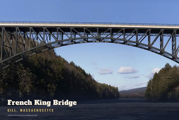 Gill French King Bridge Postcard artwork detail