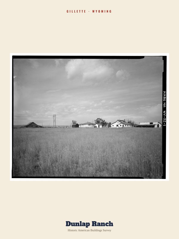 Gillette Dunlap Ranch Archive Print artwork detail