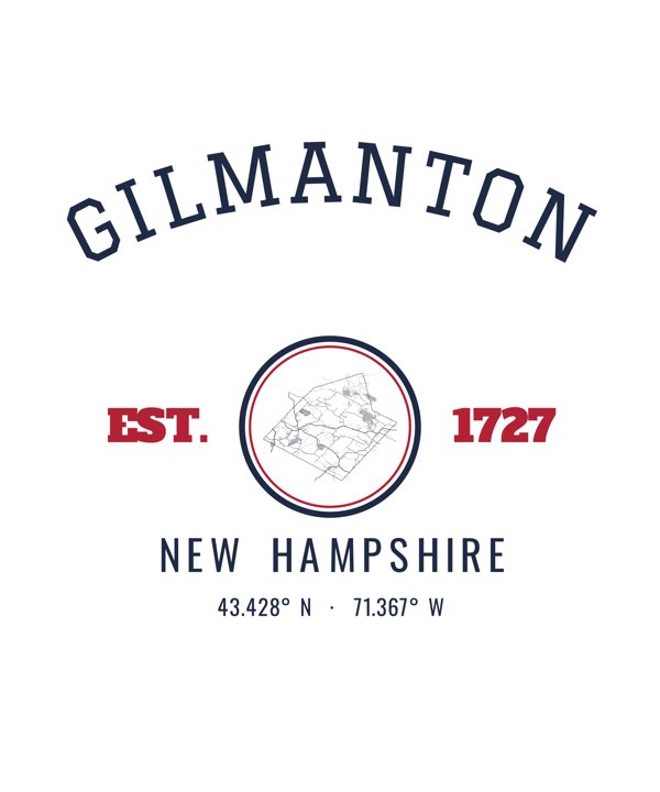 Gilmanton Hometown Ornament artwork detail