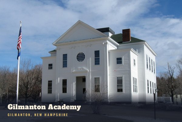 Gilmanton Gilmanton Academy Postcard artwork detail