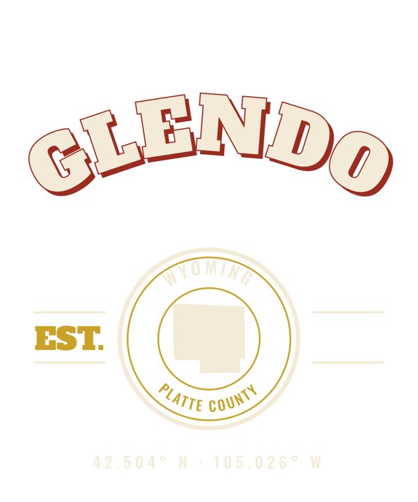 Glendo Est. Tee artwork detail