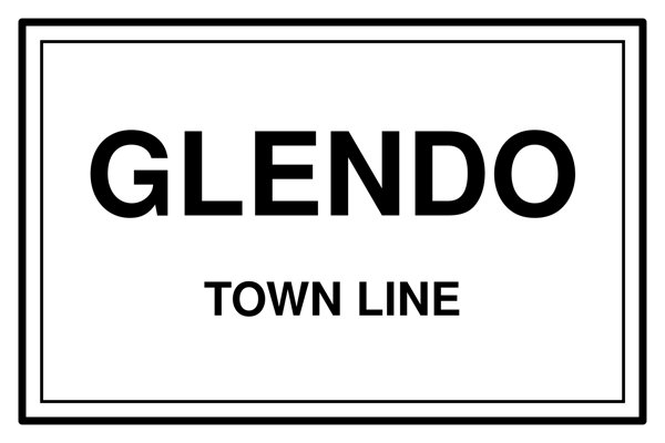 Glendo Cork Coaster artwork detail