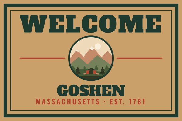 Goshen Welcome Doormat artwork detail
