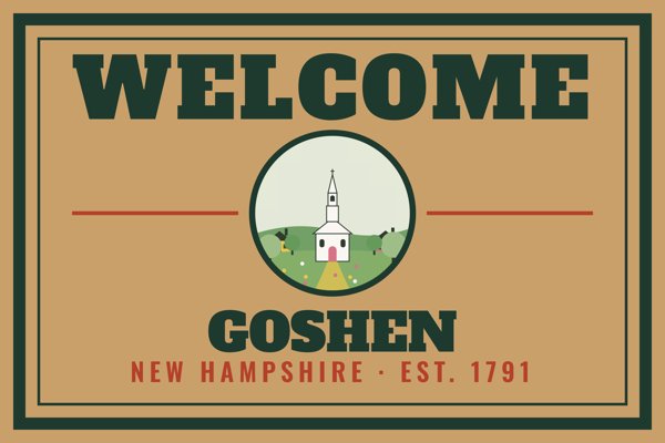 Goshen Welcome Doormat artwork detail