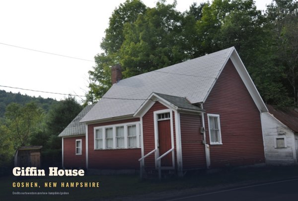 Goshen Giffin House Postcard artwork detail